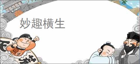 妙趣横生
