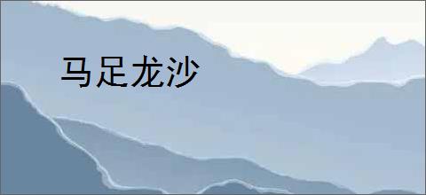 马足龙沙