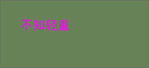 不知轻重