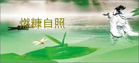 燃糠自照