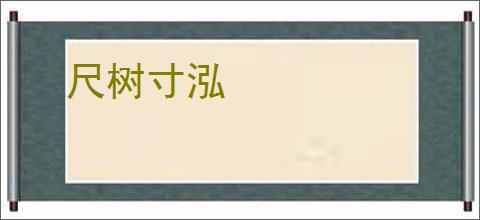 尺树寸泓