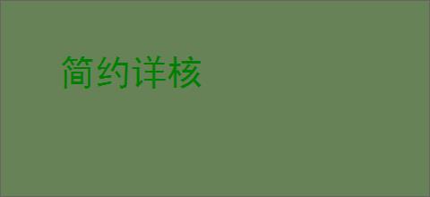 简约详核