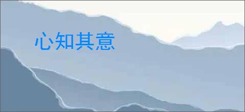 心知其意