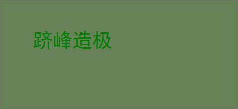 跻峰造极