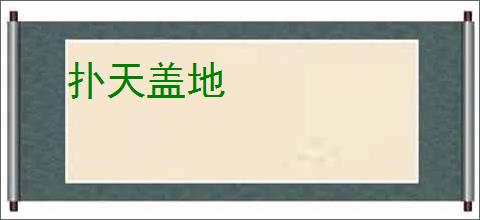 扑天盖地