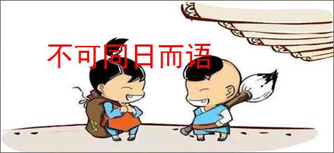 不可同日而语