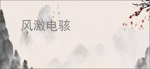 风激电骇